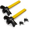 ZONETECH Car Steering Wheel Lock 2-Pack - Premium Quality Strong