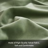 MIULEE Set of 2 Velvet Soft Solid Decorative Square Throw