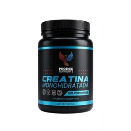 Creatina Monohidratada Alta Pureza | 100 Servicios | 500 g | Sin Sabor | Vegana
