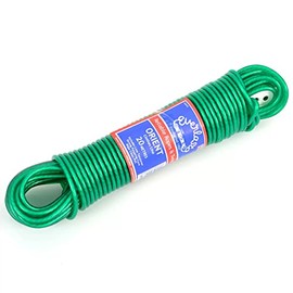 Everlasto 10m 'Orient' PVC Clothes/Washing Line 4.8mm Thick - Green