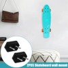 DASNTERED 2pcs Skateboard Wall Mount, Universal Skateboard Hanger for Storage