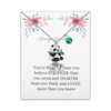 FUSTMW Panda Pendant Necklace Cute Panda Gifts for Panda Lovers