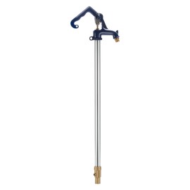 MEASUREMAN Frost-Proof Yard Hydrant, 3.25 FT Outdoor Water Faucet, 12" Bury Depth, 3/4" NPT Connection & 3/4" NH Hose Coupling, Freeze-Resistant Hydrant for Yard, Garden, Farm and Pasture Irrigation