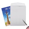 Cool Giraffe - Cute Kids Birthday Card with Envelope (Big