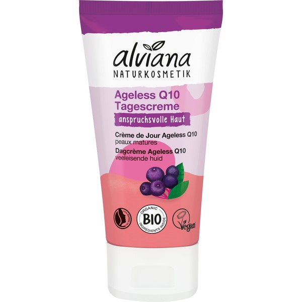 alviana Naturkosmetik Ageless Q10 Day Cream, 50 ml