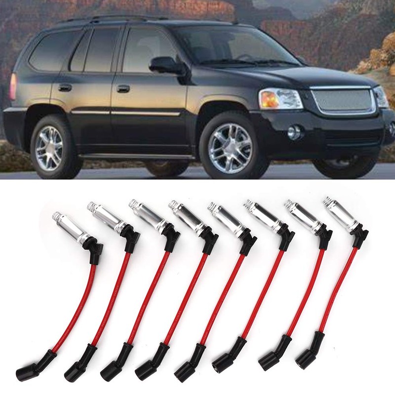 Ejoyous 8 pieces spark plug wire set, ignition cable, ignition