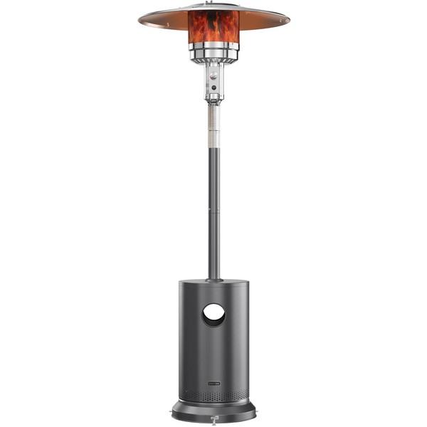 EAST OAK 55,000 BTU Propane Patio Heater，Durable Double Layer Stainless