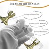 Elistonie 2 Pcs Clear Acrylic Adhesive Cabinet and Furniture Pulls
