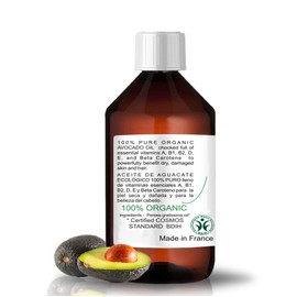 Organic Avocado Oil - Avocado Organic Oil - Organic Avocado Oil for Face, Body, Baby Skin, Hair, Nails and Cuticles, Skin Care - Virgin Avocado Oil - 100 ml