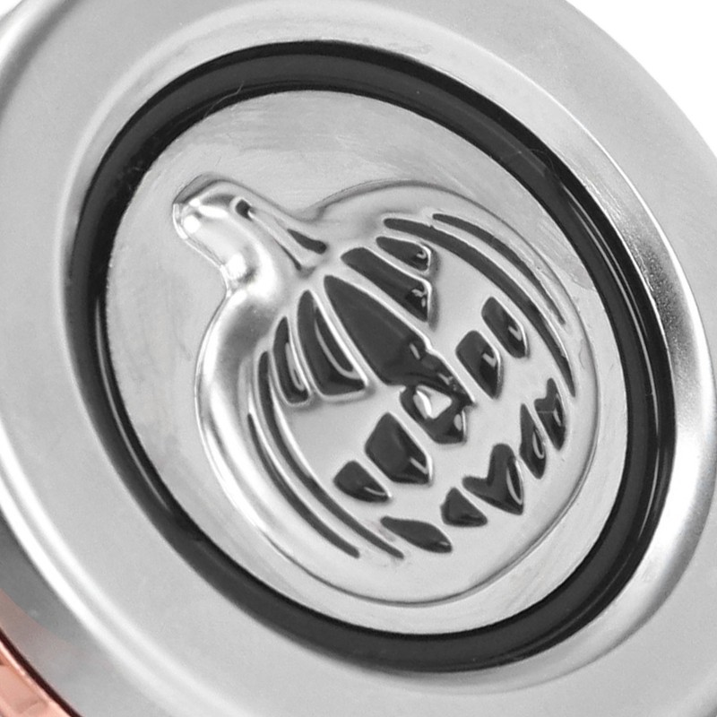 Pumpkin Coin Slider Pumpkin Pattern Push Slider Toy Zinc Alloy