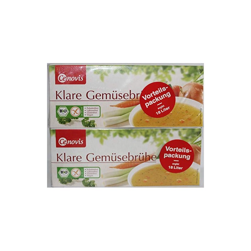 Cenovis 2 x 36 Organic Clear Vegetable Broths
