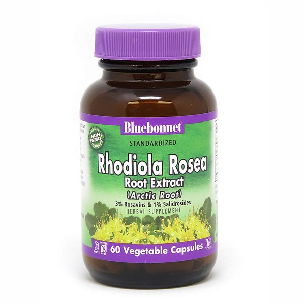 BLUEBONNET NUTRITION Rhodiola Rosea Root Extract, 60 CT