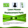 5640321002 Lawn Mower Blade Bolt&5630351002 Lock Nut Kit–Compatible with EGO
