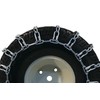 The ROP Shop Pair of 2 Link Tire Chains 15x6x6