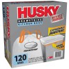 Husky Tall Kitchen White Trash Bags, 13 Gallon, 120 Bags