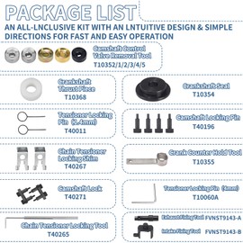 EA888 1.8 2.0 TSi TFSi Engine Camshaft Crankshaft Timing Tool with Camshaft Sliding Pieces Spacer Tool T40191 T10352 T10368 T40196 T10354 T10060A T40011 T40098 T40267 T40271