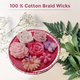 DSU Gifts Magnolia and Peony Mini Pie soy wax melts - wax melts, soy wax melts, scented wax melts, fall scented wax melts, shaped wax melts, summer scented wax melts for wonderfull fragrance