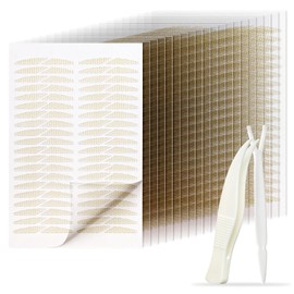 1200 Pairs Double Eyelid Stickers Breathable Invisible Eyelid Lifter Strips Natural Self-Adhesive One Side Sticky Eye LidTapes, Perfect for Droopy Hooded Uneven or Mono-eyelids