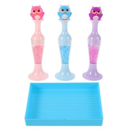 Healvian 1set Rhinestone Dot Drill Pen Tool Kit for Nail Precision Picker Tray for Manicure Projects for Cross and Creative Embellishments