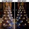 Ceramic Christmas Tree Replacement Lights Bulbs, Black Gray Medium Twist