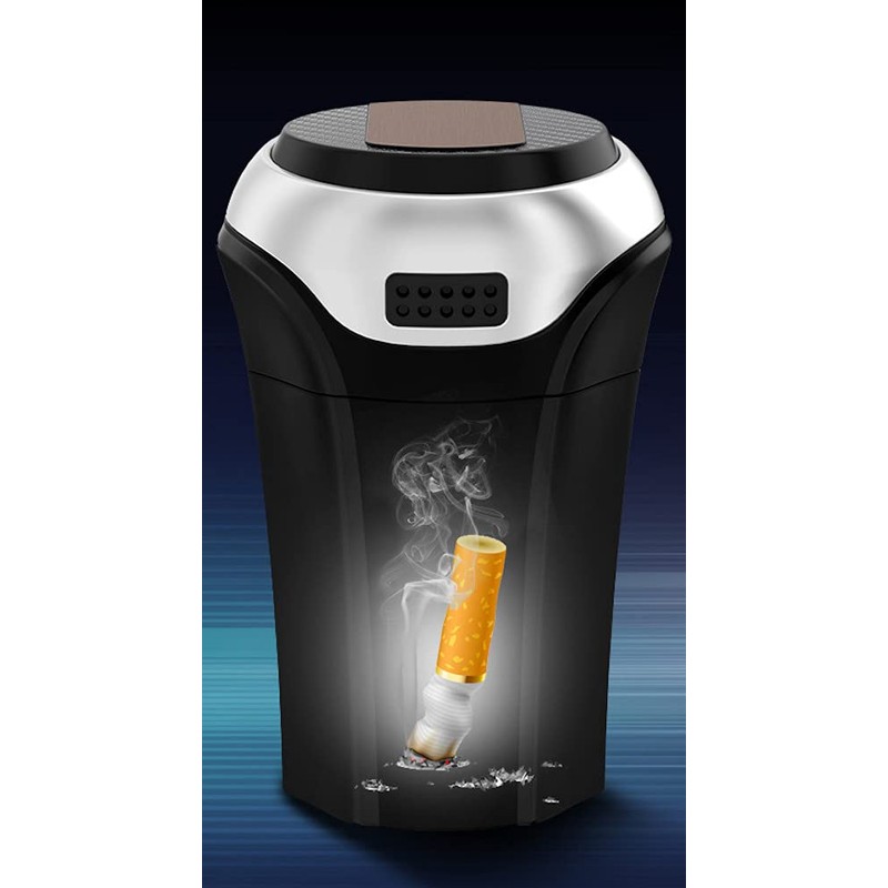 TOKYO GOODS MARKET Car Ashtray with Automatic LED Lighting, One