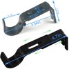 Premium Curtain Rod Brackets - 2 Pack Adjustable Wall Mounts,