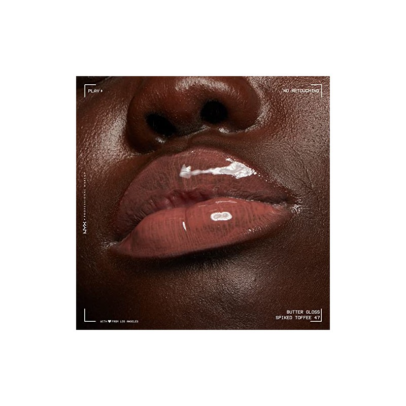 NYX PROFESSIONAL MAKEUP Butter Gloss Brown Sugar, Non-Sticky Lip Gloss