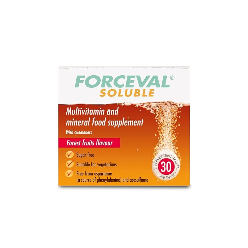 Effervescent Multivitamin Tablets, Pack of 30