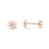PAVOI 14K Gold Flat Backs (Star, Rose Gold)