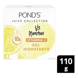 POND'S Gel Hidratante Facial Vs. Manchas Vitamina C, ideal para lucir una piel con tono visiblemente más uniforme y sin sensación grasosa 110 g