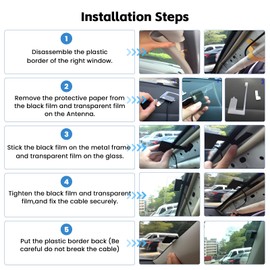 Hikity DAB Antenna for Android Car Radio Car Kit Digital Radio Car Receiver Adapter Disc Antenna Digital Radio DAB USB 2.0 Dongle