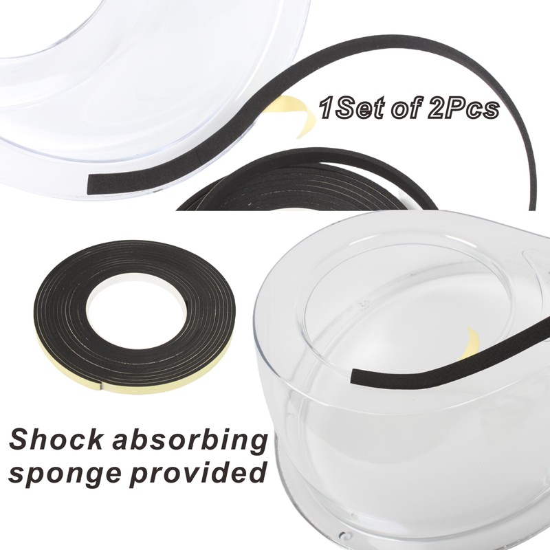 2PCS Speaker&Tweeter Boxes Universal for 6.5" Speakers for UTV ATV