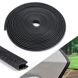 4M Edge Protector for Car Door, Kaliwa Car Door Edge Protection, Universal Fit Rubber U-Shape Car Door Edge Protector for Most Cars such as Sheet Metal, Saloon, Truck, SUV, ATV