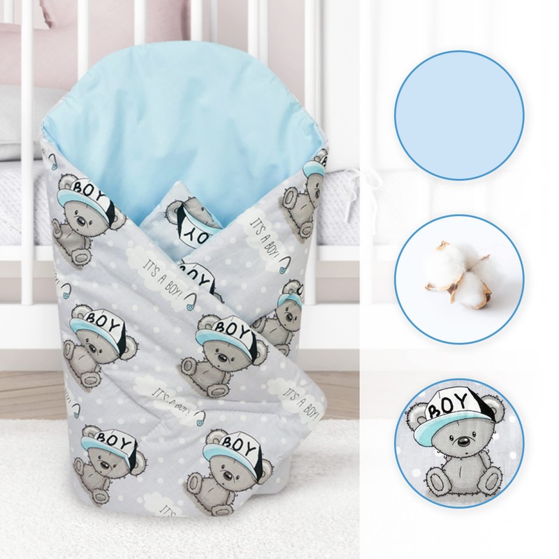 Baby Swaddling Blanket 0-3 Months Design 29