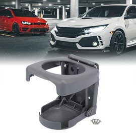 uxcell Car Vehicle Truck Folding Beverage Drink Bottle Can Cup Holder Mount Gray