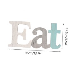 MAGICLULU 3Pcs Rustic Fork and Spoon Wall Decor Kitchen Signs with Eat Lettering Stylish Kitchen Decoration for Dining Rooms Restaurants and Homes