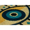 Entryways Handmade Doormat - Evil Eye, 18"x30"