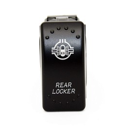 LED-Mafia Rear Differential Lock - Rear Locker JJ41 - Symbol Toggle Switch Rocker Switch Car Boat Truck Light 12 V 24 V