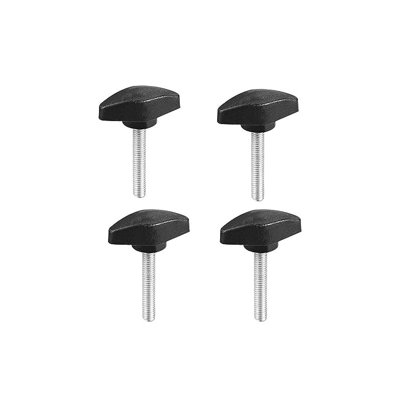 TOP-VIGOR M6 x 35mm Handle Knobs Clamping T-Shape, 4Pcs Handle