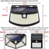 Aootek New solar lights 120 Leds upgraded with lights reflector,270°