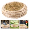 SUPVOX Straw Bird Nest Artificial Bird Nest Woven Birdhouse for