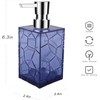Hand Soap Dispenser Set Clear Acrylic Plastic Liquid Pump Bottles