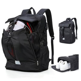 Motorcycle Backpack Waterproof Men Women Motorcycle Backpack Helmet Backpack Motorcycle Helmet Bag Helmet Backpack Travel Motorcycle Backpack Lightweight Waterproof Backpack Men, Black