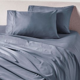 PeachSkinSheets French Blue Sheet Set - 1500tc Level of Softness - Extra Soft Cooling Sheets for Hot Sleepers and Night Sweats - XL Twin Size