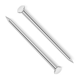 4 Inch Hardware Nails, Stainless Steel Flat Nails, Long Nails, Wood Nails, Wall Nails, Common Nails, 40 PCS