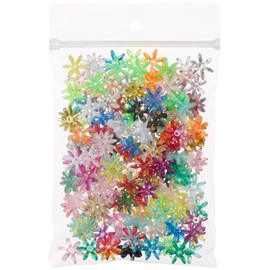 Shimamura Deluxe DX Flower Beads, 0.6 inches (14 mm), Pack of 200, MIX ASH-FL14-MIX