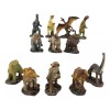 Ebros Gift Educational Prehistoric Dinosaur Miniature Figurines Collection Set of