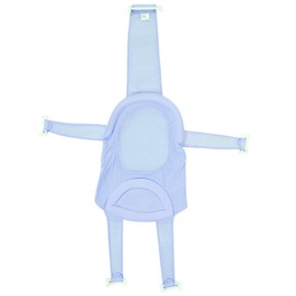 Baby Bath Seat Support Net Badewanne Sling Dusche Mesh Bade Cradle Ringe für Badewanne Neugeborenen Duschpad(Hellblau)