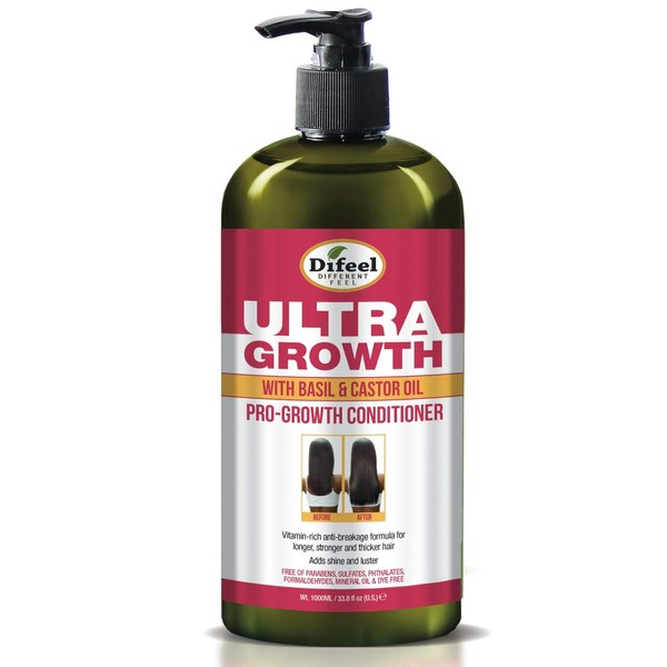 Difeel Ultra Growth Basil & Castor Oil Pro Growth Conditioner 33.8 oz.