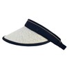 White Fang CA554 Women's Visor, Sun Visor, Plain, Hat, Foldable,